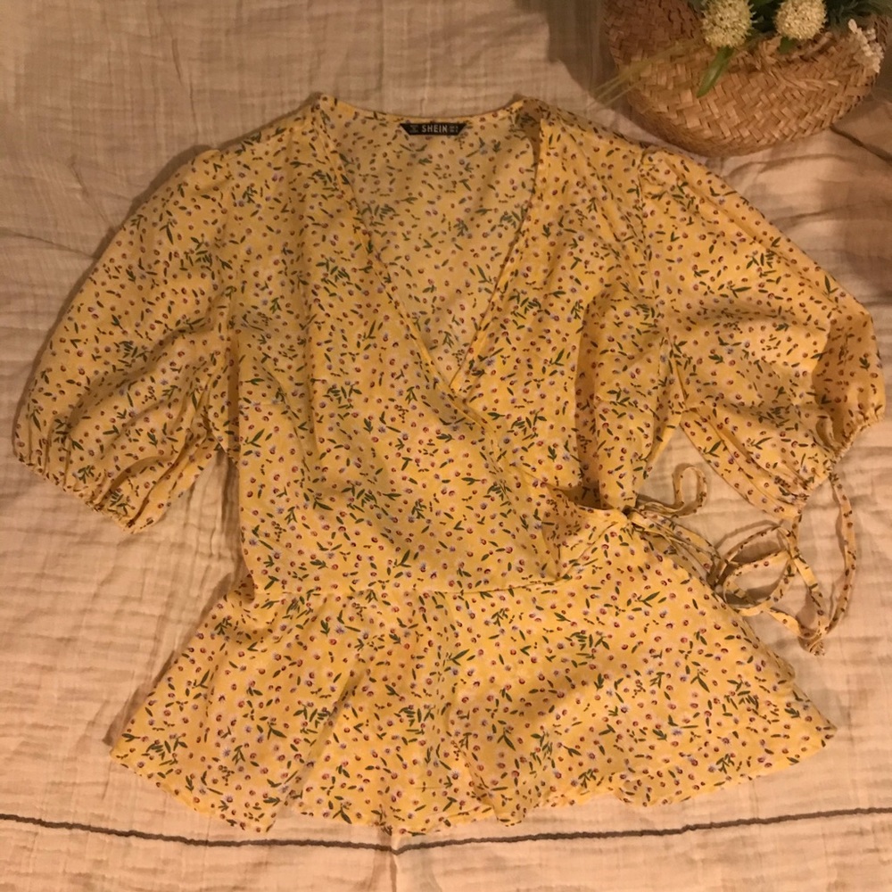 Floral Tie Top